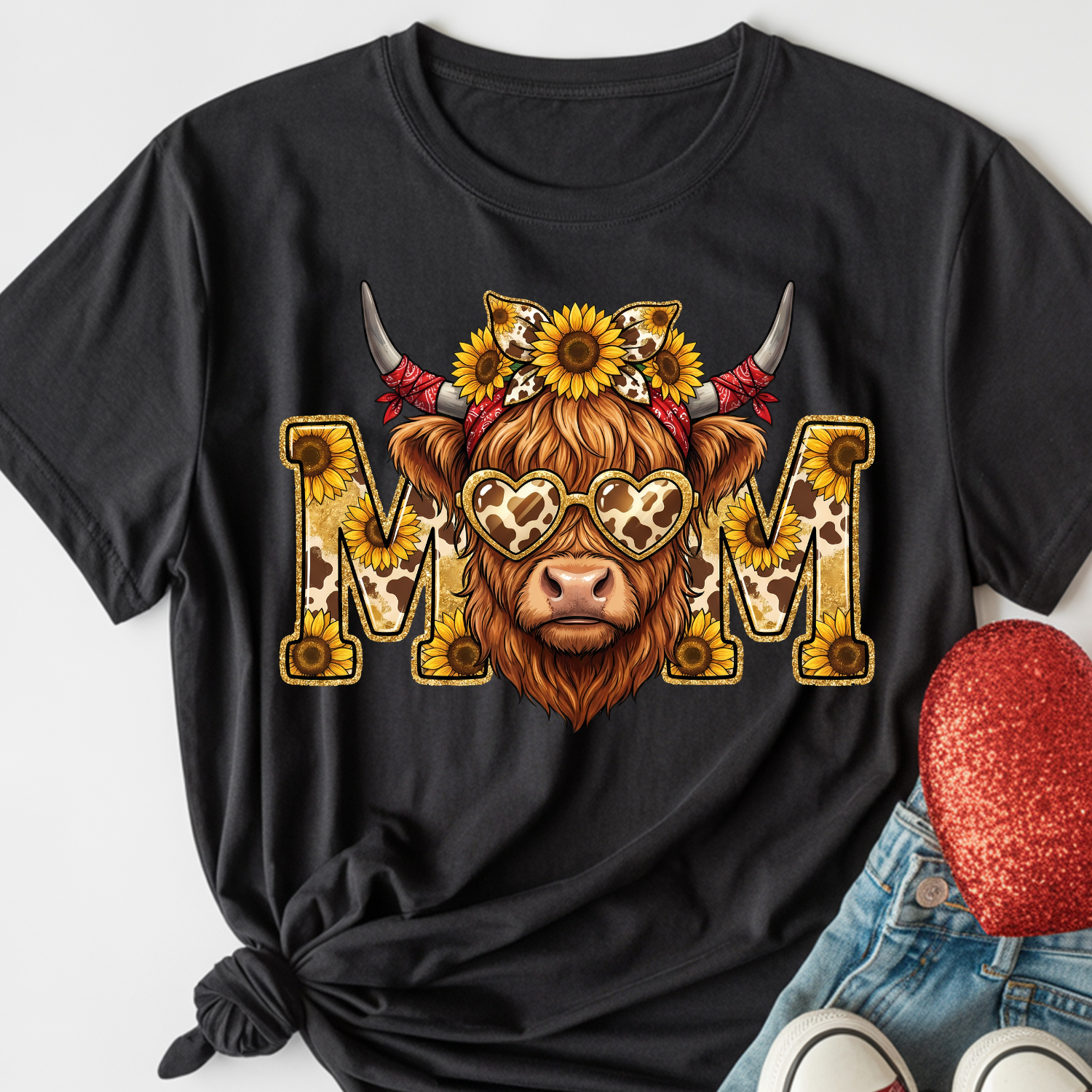 MoM Highland Cow T-Shirt