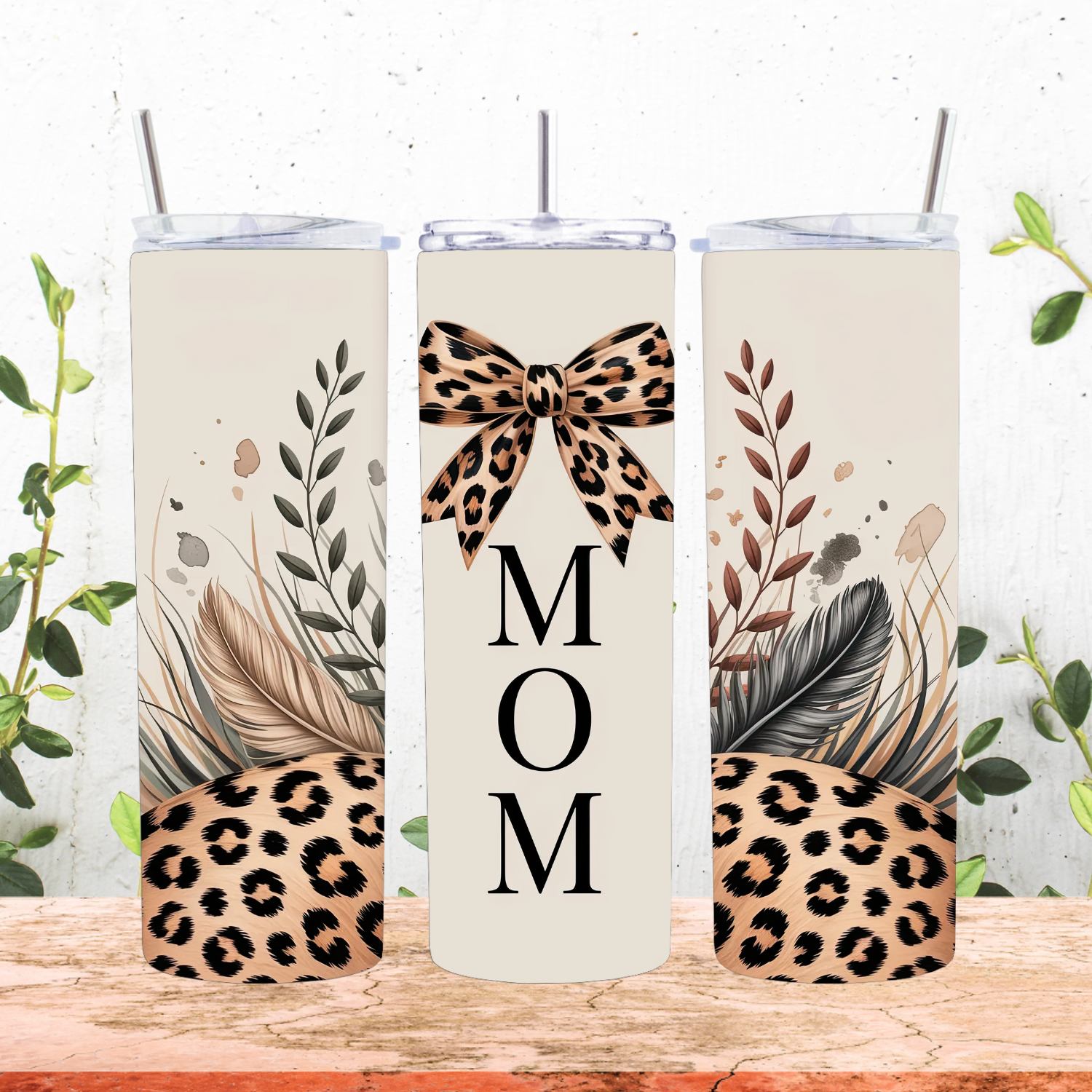 Mom Print Tumbler