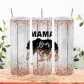 Rose Gold Mama Bear Tumbler