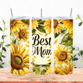 Sunflower Best Mom Tumbler