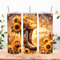 Sunflower Western MAMA Tumbler