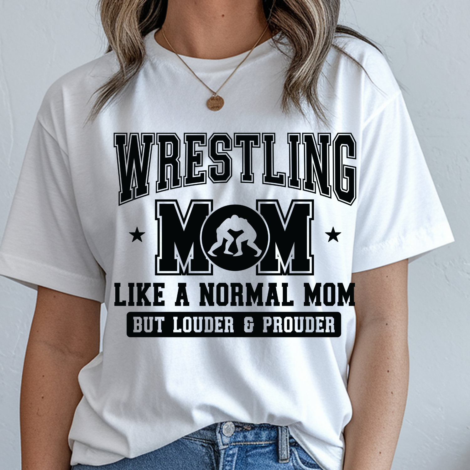 Wrestling Mom - Like a Normal Mom T-Shirt