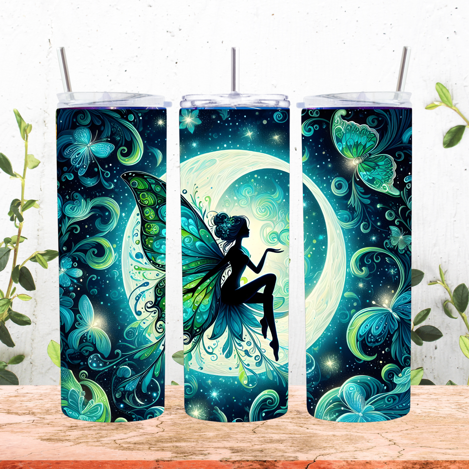 Fairy Green Neon Tumbler