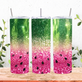 Watermelon Glitter Tumbler