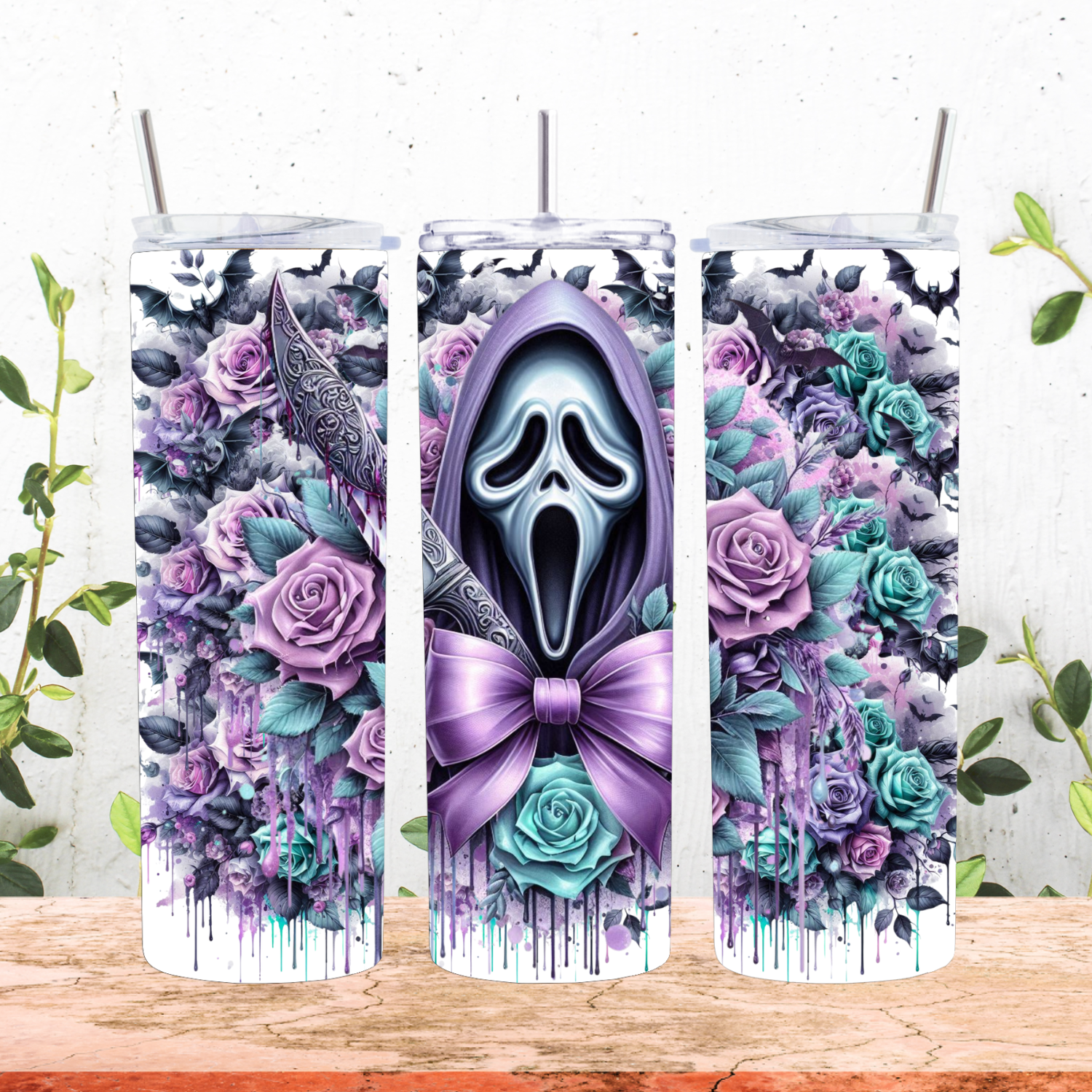 Ghost Face Tumbler