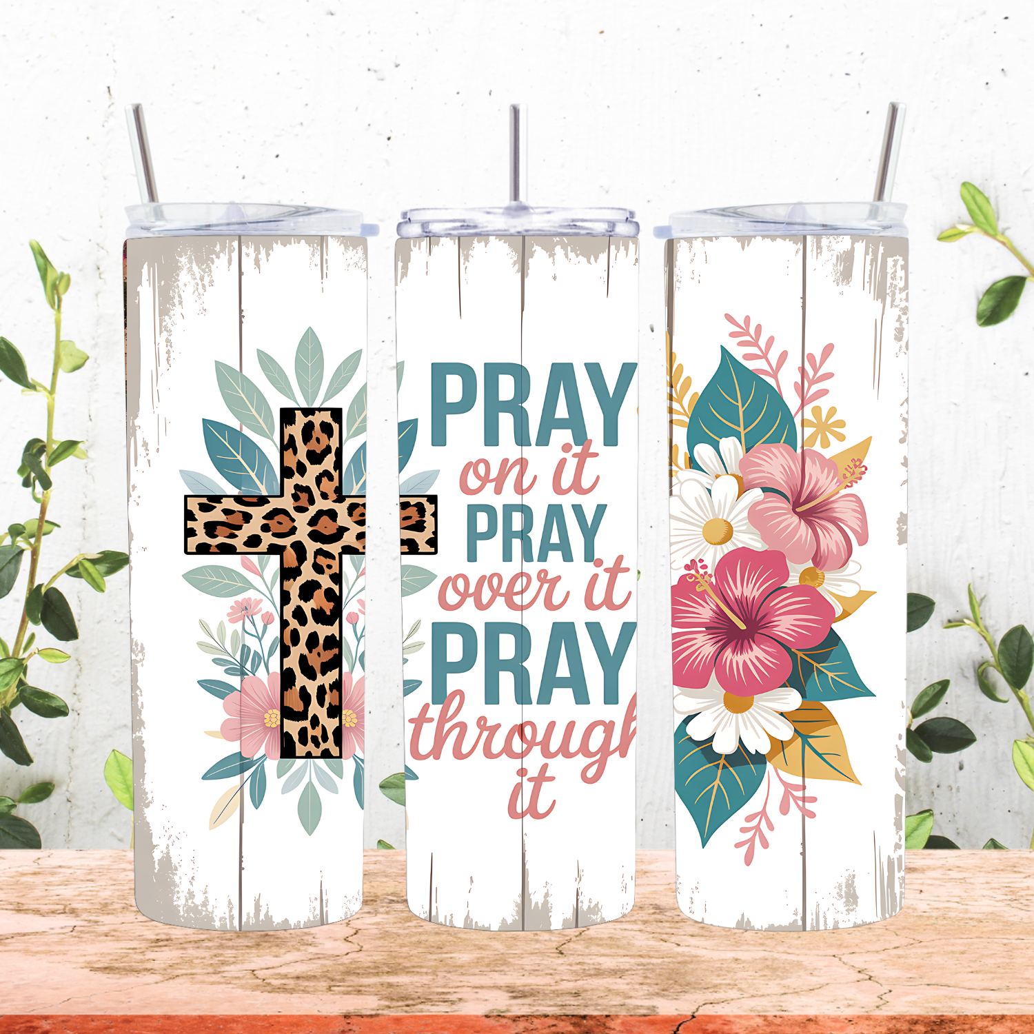 Pray on it, Pray over it...Tumbler