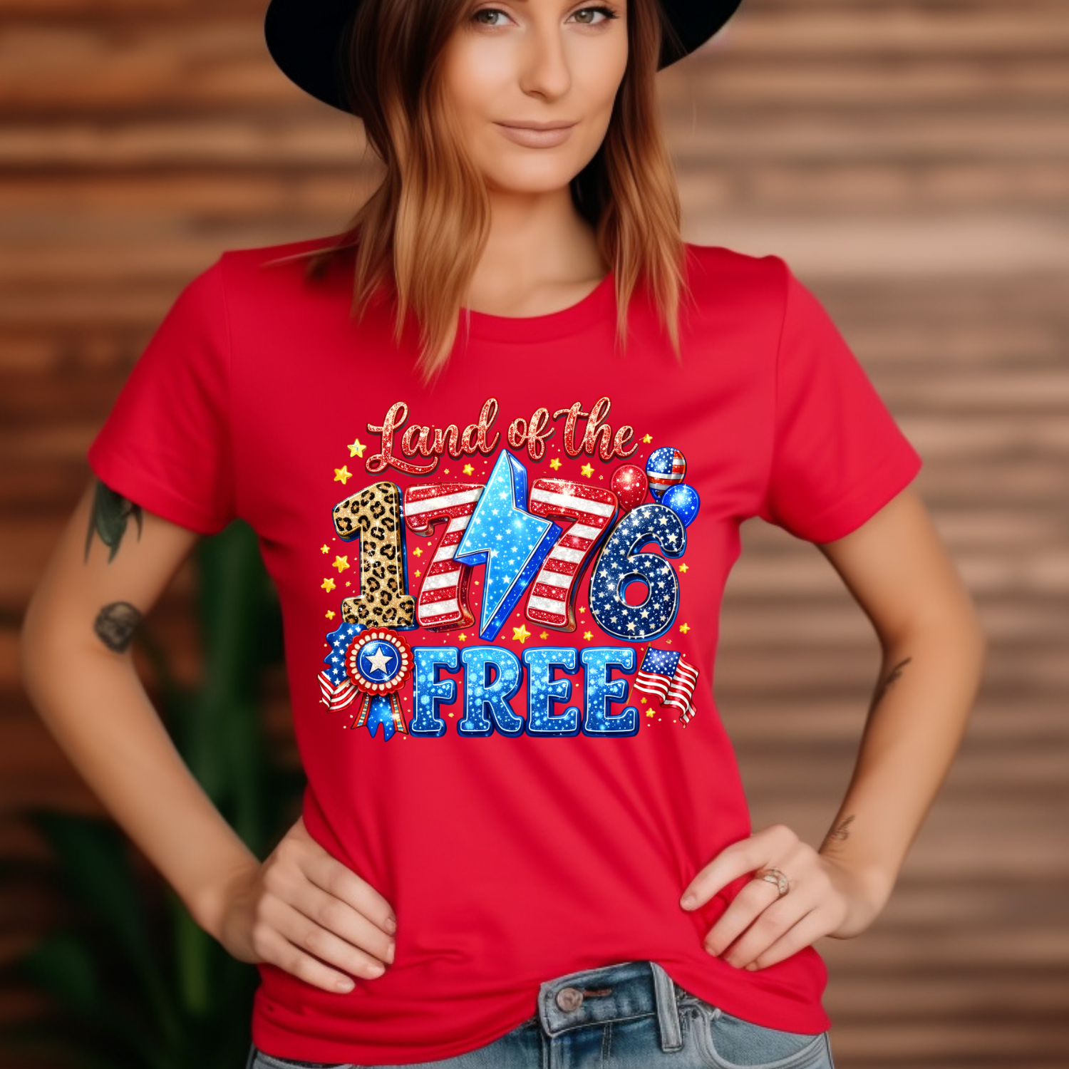 Land of The Free - 1776 T-Shirt
