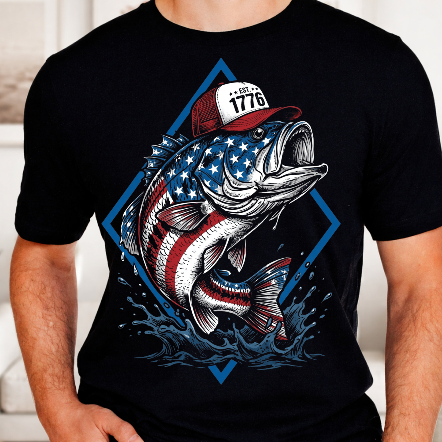 Patriotic Bass T-Shirt